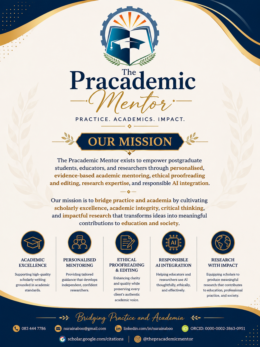 Our Mission — The Pracademic Mentor